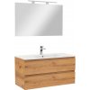 Vario Forte 100 kompletný kúpeľňový nábytok dub-dub