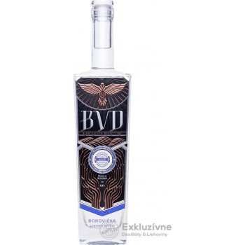 BVD Borovička 40% 0,5 l (čistá fľaša)