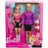 Mattel Barbie: 65th Anniversary Barbie a Ken na bruslích, HXK90
