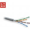 LYNX CS LYNX FTP kabel Cat5e, PVC, 0,5mm, celoměděný, vnitřní, šedý, box 305m LX-SLD-FTP5E-PVC-GR