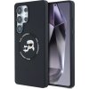Karl Lagerfeld Liquid Silicone K&CH Heads MagSafe Zadní Kryt pro Samsung Galaxy S25 Ultra Black