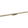 Hansgrohe RainDrain Flex Sprchový žľab 120 cm, na stenu, kartáčovaný bronz 56054140