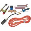 Profesionálny plynový horák na strechy 60 mm (70 cm + hadica 5 m + regulátor) GEKO - G20013
