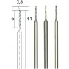 Špirálový mikrovrták Proxxon pr. 0,8 mm. 3 ks (PROX28852)