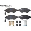 Sada brzdových platničiek kotúčovej brzdy SKF VKBP 80009 E