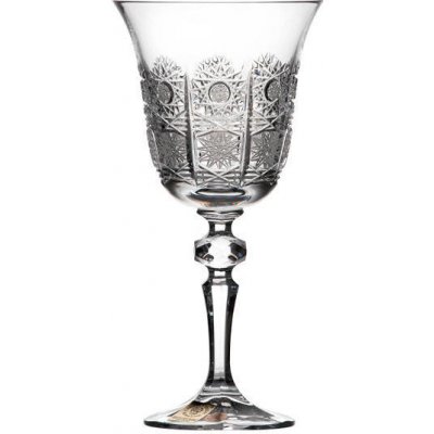 Bohemia Crystal Brúsené poháre na červené víno Laura 12116 57001 6 x 220 ml