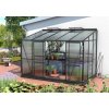 Skleník VITAVIA IDA 6500 PC 6 mm čierny LG3552 - Vitavia Garden - m - oceľové sponky - hliníkový skleník - polykarbonát 6 mm - 15 rokov na vybrané vlastnosti AL konštrukcia - zmluvné - 10 rokov na ner