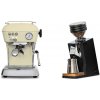Ascaso Dream ONE, Sweet Cream + Eureka Mignon Zero 65 Speedy, CR black