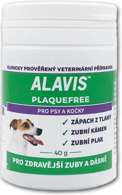 Alavis Plaque Free pro psy a kočky 40 g od 15,5 € - Heureka.sk