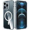 Techsuit – Shockproof Clear Silicone MagSafe priehľadné silikónové ochranné puzdro pre iPhone 12 Pro Max – priehľadné