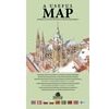 A USEFUL MAP Praktická mapa centra Prahy s 69 ilustracemi historických památek zelená - Pinta Daniel