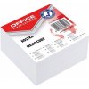 Poznámkový bloček kocka Office products nelepená biela, 85 x 85 x 40 mm