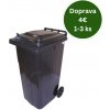 Popolnica Odpadová nádoba 240L - Čierna