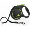 Vodítko FLEXI Black Design M pásek 5m/25kg zelená NEW