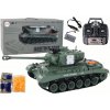 mamido Tank na diaľkové ovládanie Leopard R/C 1:18 sivý