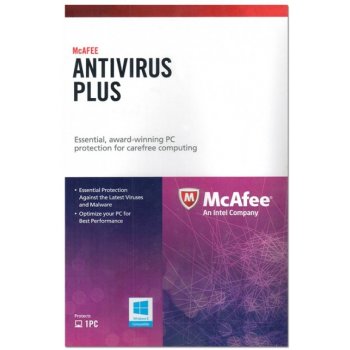 McAfee AntiVirus Plus 1 lic. 12 mes.