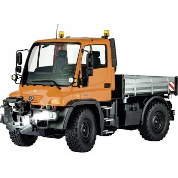 Carson Modellsport MB Unimog U300 oranžová RC model auta elektrický záchranný voz 100% RTR 2,4 GHz vr. akumulátor 1:12