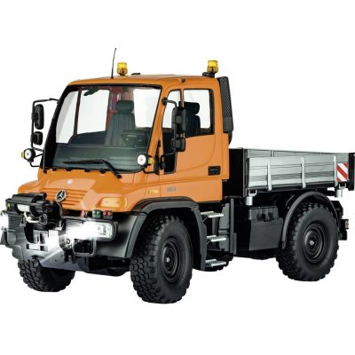 Carson Modellsport MB Unimog U300 oranžová RC model auta elektrický záchranný voz 100% RTR 2,4 GHz vr. akumulátor 1:12