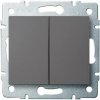 Kanlux LOGI 25244 Združený lustrový vypínač 10AX - 250V~, grafit