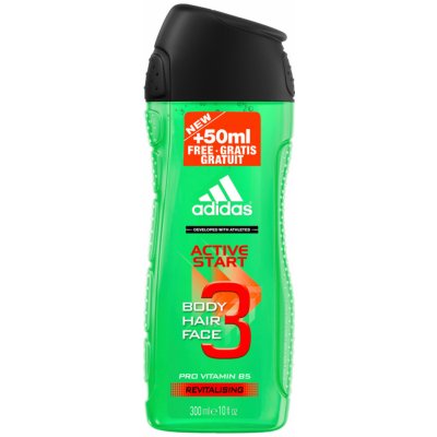 Adidas sprchový gél pánsky Active start 3v1 300ml