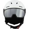 Dámska lyžiarska prilba so štítom BLIZZARD-W2W Edge Visor ski helmet, white Biela 55/59 cm
