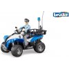 Auto Bruder Pohotovostné vozidlá - policajná štvorkolka Quad s policajtom a príslušenstvom (4001702630102)