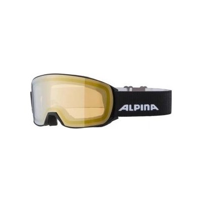 Alpina Nakiska Q-Lite black matt Černá lyžařské brýle
