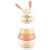 Zopa Wooden Rings Toy animal nasadzovacie zvieratko z dreva Rabbit 1 ks