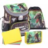 Školská taška Belmil 405-33 Mini-Fit Dinosaur Park (set s peračníkom a vreckom) + DARČEK