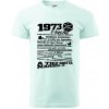 1973 v kocke - Klasické pánske tričko vyššej gramáže - S ( Frost )