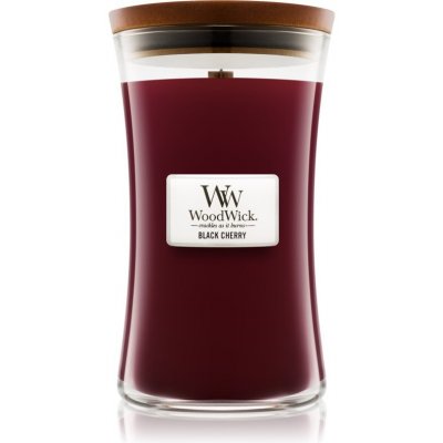Woodwick Black Cherry vonná sviečka s dreveným knotom 609.5 g