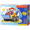 mamido Puzzle 12 dielikov MAXI Veselý bager
