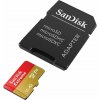 SanDisk micro SDXC 128GB Extreme (190 MB/s Class 10, UHS-I U3 V30) + adaptér SDSQXAA-128G-GN6MA