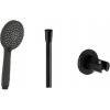 Jika Mio Style - Set sprchovej hlavice, držiaka a hadice, matná čierna H3652F07163611