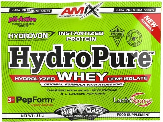 Amix HydroPure hydrolyzed whey CFM 33 g