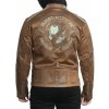 bunda pánska AFFLICTION - QUICKSTRIKE - 110OW427-TAN 3XL