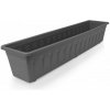 Plastkon truhlík Garden Antracit, 80x17x15 cm