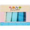 FunCakes Poťahovacia hmota sada modrých hmôt 5 x 100 g