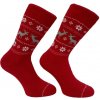 Dospelé froté ponožky Frodo - 37-38 / červená