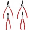 Sada kleští na pojistné kroužky 2x rovné, 2x zahnuté Knipex 00 19 56