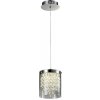 Light Prestige Cantos závesné svietidlo 1x6 W priehľadná-strieborná LP-1114/1P