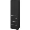 Dreja Vysoká skriňa DOS SVD2Z3 50 - N03 Graphite / Úchytka T04 / N03 Graphite