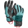 ORTOVOX Dámske rukavice TOUR PRO COVER GLOVE - Ice Waterfall - sivo-čierne Veľkosť: S