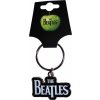 The Beatles Drop T Logo White Kľúčenka