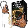 Solárna lampa do zeme SuperLED čierna 80 cm 1 ks