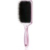 BrushArt Hair Boar bristle paddle hairbrush kefa na vlasy so štetinami z diviaka Metalic Pink 1 ks