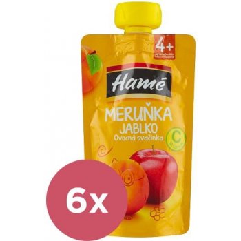 HAMÉ Ovocná desiata marhuľa 6 x 100 g