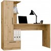 Sada Písací stôl + Regál COSMO DUB ARTISAN
