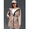 Dámska bunda URBANJOY Dstreet TY4385 Farba: Béžová, Veľkosť: XL
