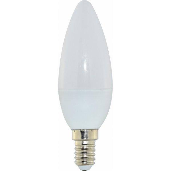 OBI LED žiarovka v tvare sviečky E14 / 6 W 470 lm studená biela od 4,49 € -  Heureka.sk